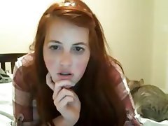 Amateur, Masturbation, Redhead, Webcam